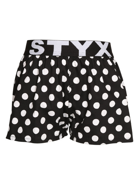 Styx Otroške hlačke Styx art športni elastičen pas piki
