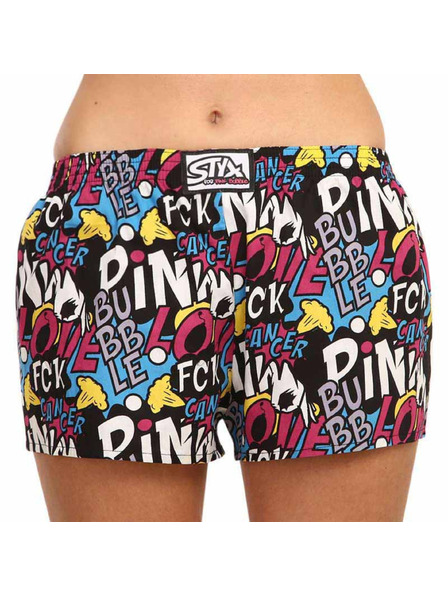Styx Ženske gaćice Styx art klasičen gumičasti pas Pink Bubble