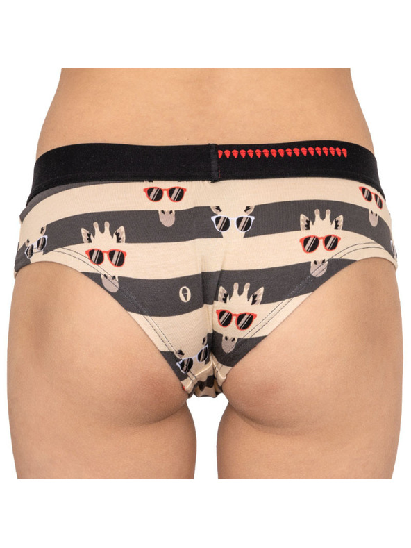 69slam Ženski boksaški spodnjački 69SLAM bamboo giraffe stripes