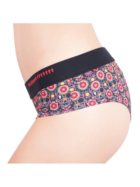 69slam Ženske spodnjice 69SLAM boxer flower skull