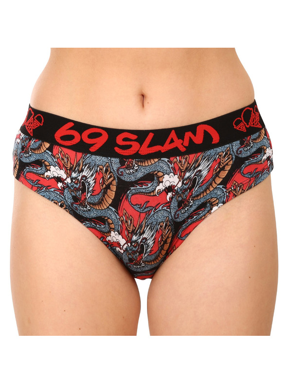 69slam Ženske spodnjice 69SLAM moon dragon red