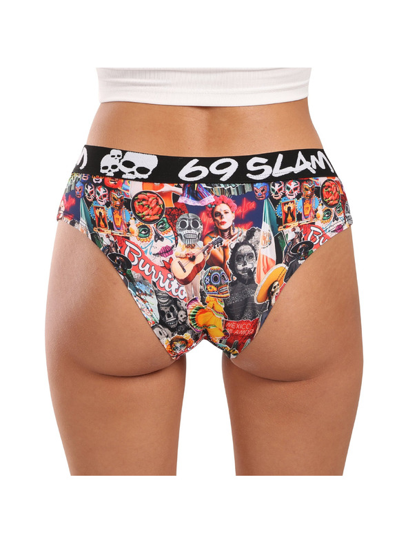 69slam Ženski hlačke 69SLAM luna MEXICOLLAGE