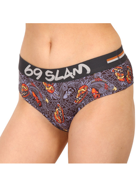 69slam Ženski hlačke 69SLAM mayan head luna