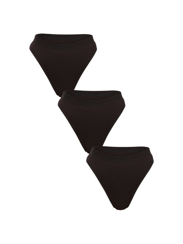 Benysøn Komplet treh - ženski tange Benysøn črne (7204/black)
