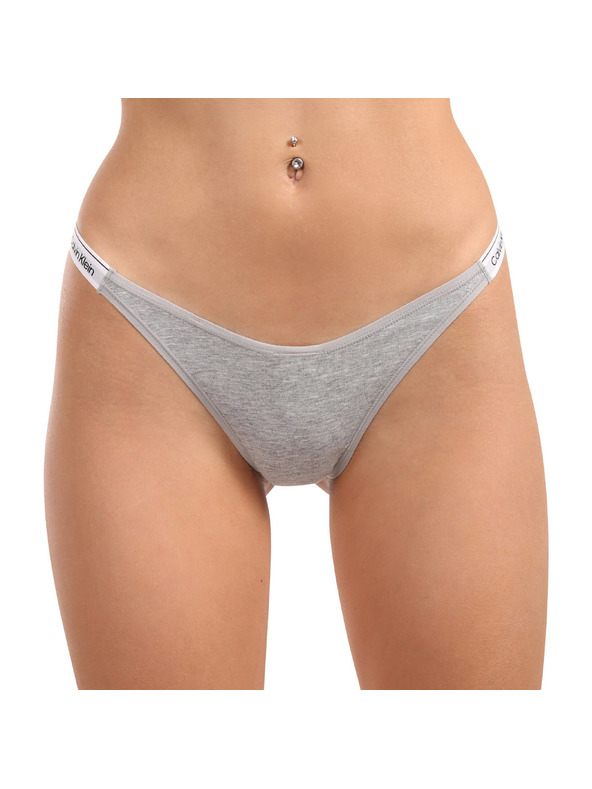Calvin Klein Ženski tange Calvin Klein sivi