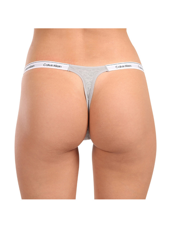 Calvin Klein Ženski tange Calvin Klein sivi