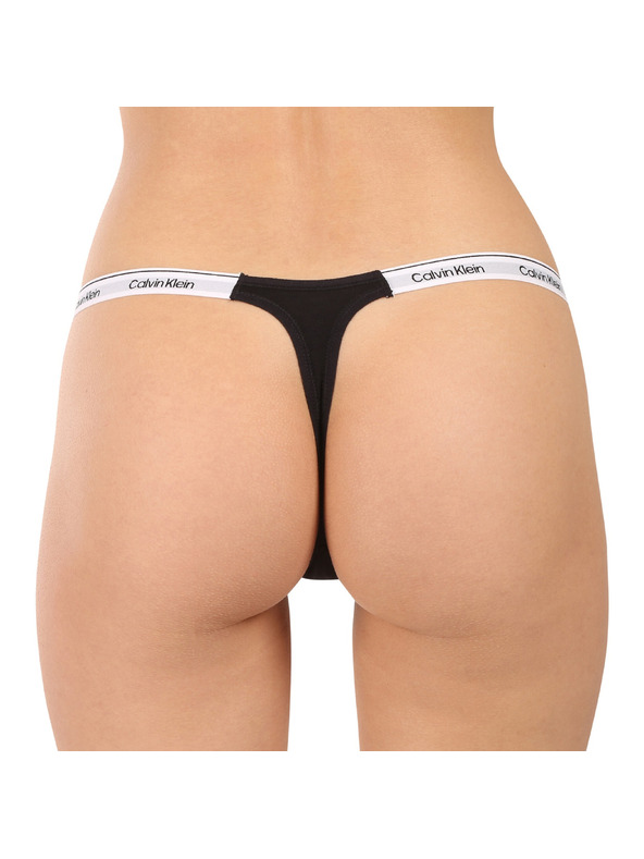 Calvin Klein Ženski tange Calvin Klein črni