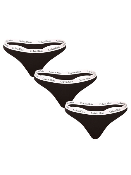 Calvin Klein Set treh - ženska tanga Calvin Klein črna