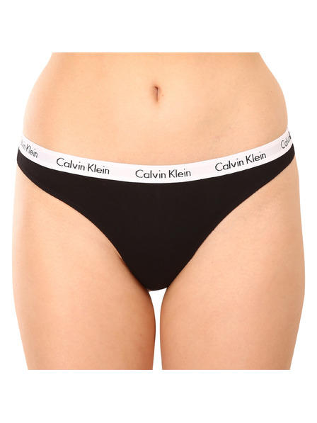 Calvin Klein Set treh - ženska tanga Calvin Klein črna