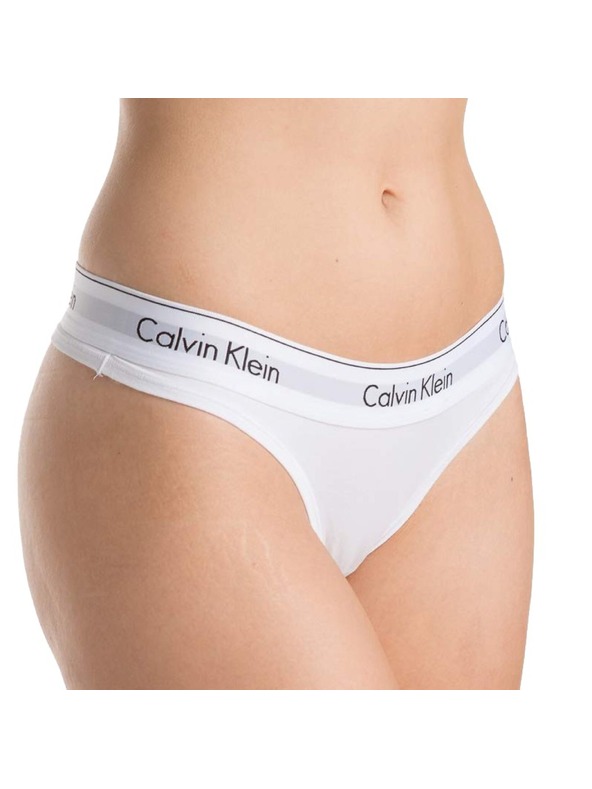 Calvin Klein Ženska tanga Calvin Klein bela