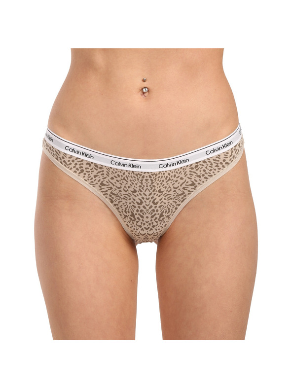 Calvin Klein Komplet treh - ženski tange Calvin Klein večbarvne