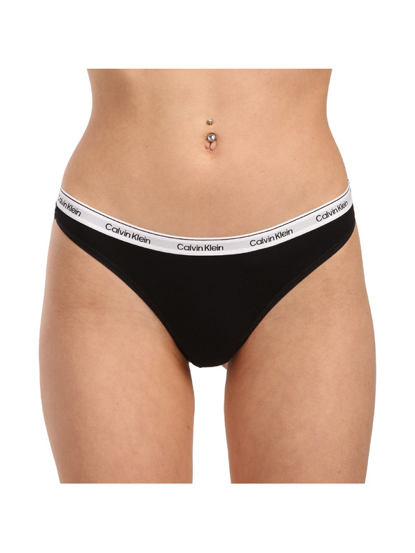 Calvin Klein Komplet treh - ženski tange Calvin Klein večbarvne
