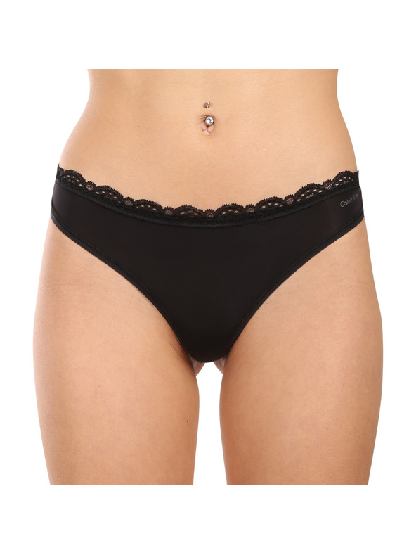 Calvin Klein Set treh - ženska tanga Calvin Klein črna