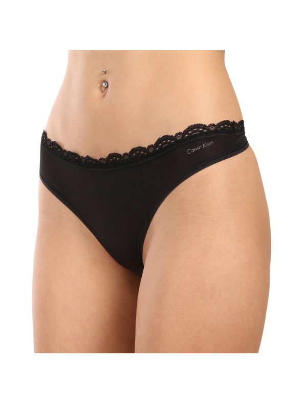 Calvin Klein Set treh - ženska tanga Calvin Klein črna