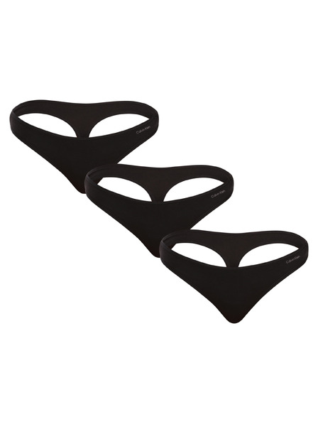 Calvin Klein Set treh - ženska tanga Calvin Klein črna