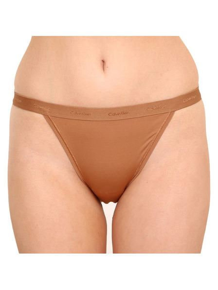 Calvin Klein Ženske hlačke Calvin Klein rjave