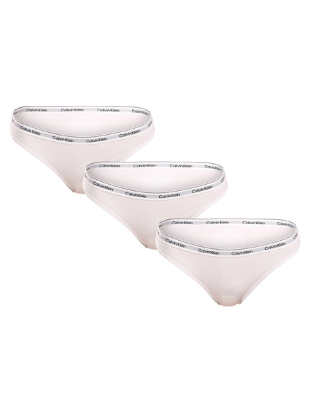 Calvin Klein Set treh - ženske hlačke Calvin Klein bele