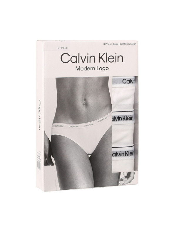 Calvin Klein Set treh - ženske hlačke Calvin Klein bele