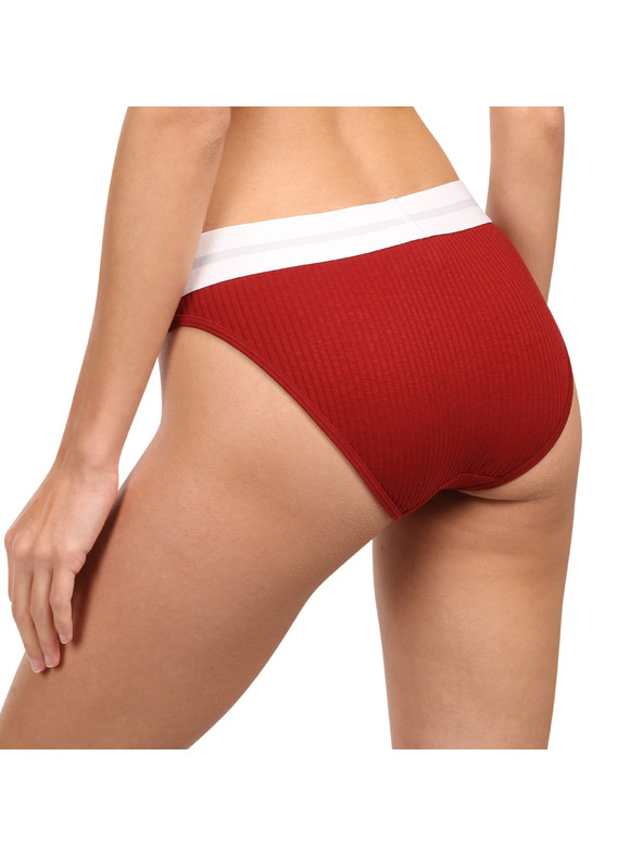 Calvin Klein Ženske hlačke Calvin Klein rdeče