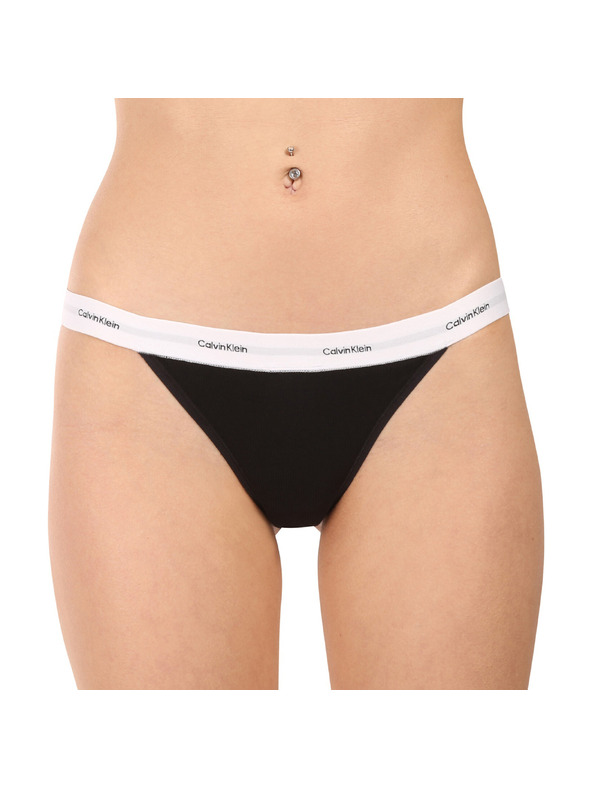Calvin Klein Komplet treh - ženski tange Calvin Klein večbarvne
