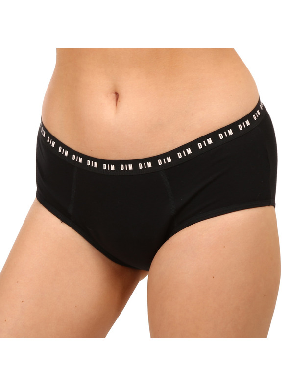DIM Ženske spodnjice DIM menstrualne črne