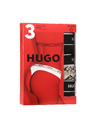 HUGO Komplet treh - Ženske tange HUGO večbarvne