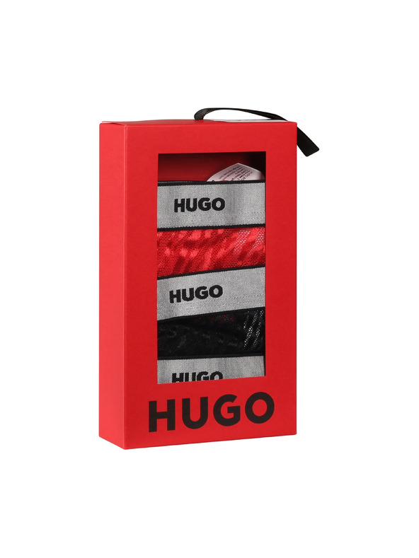 HUGO Komplet treh - Ženske tange HUGO večbarvne