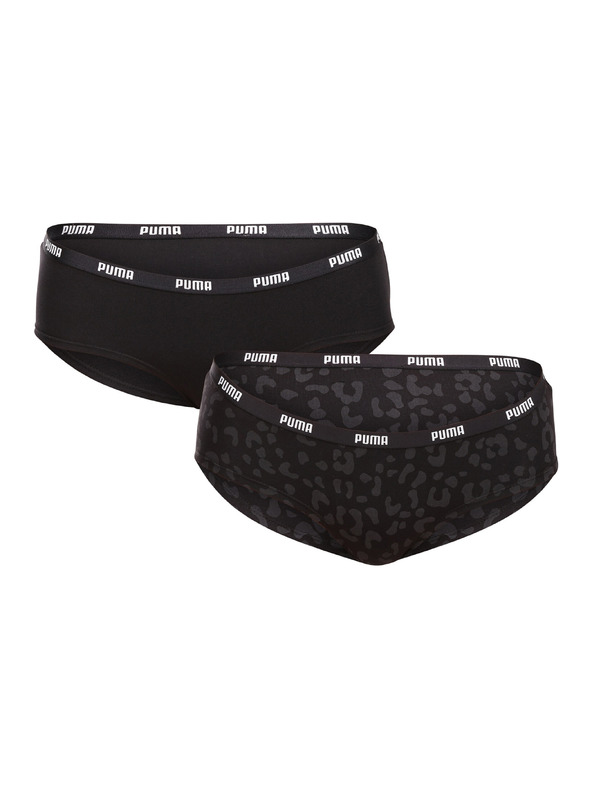 Puma Komplet dveh - ženski spodnjački Puma črni