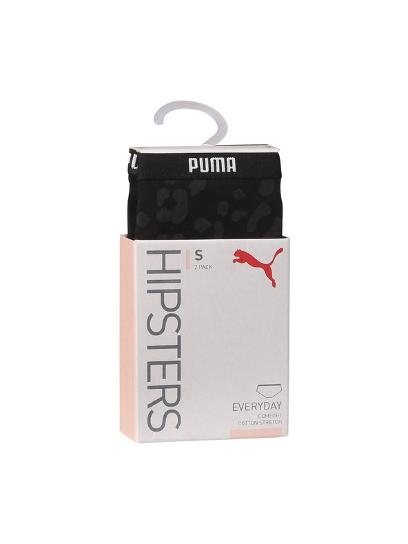 Puma Komplet dveh - ženski spodnjački Puma črni