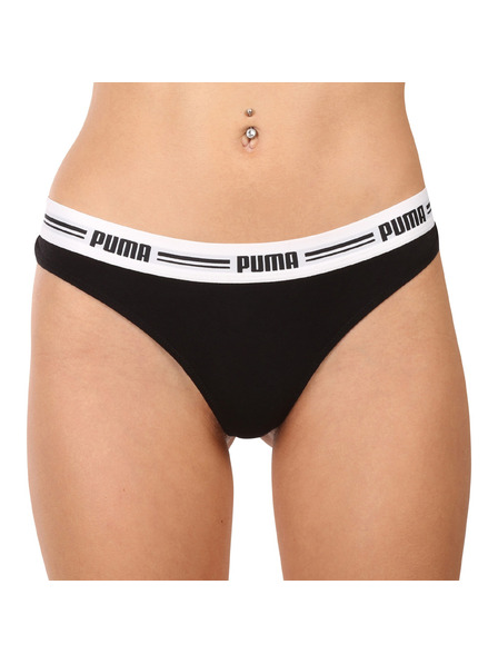Puma Komplet dveh - ženski tangi Puma črni