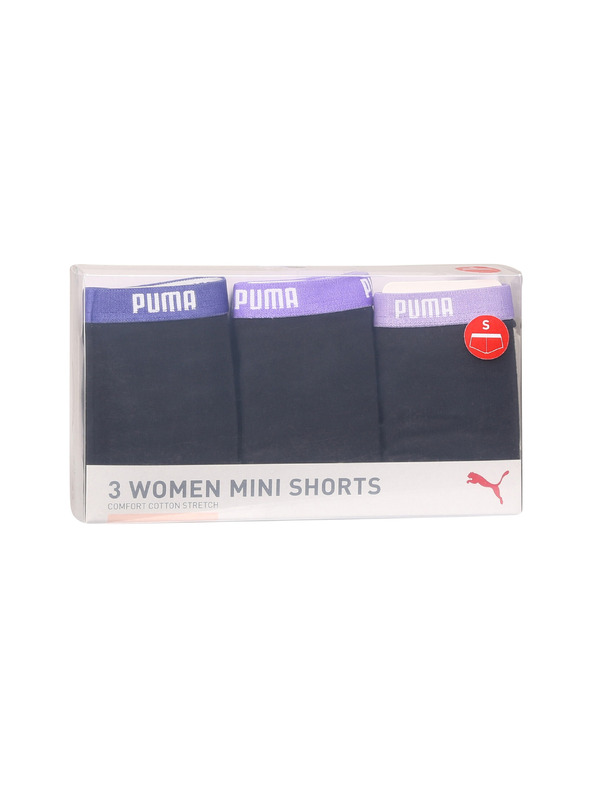 Puma Komplet treh - ženski spodnjački Puma črni