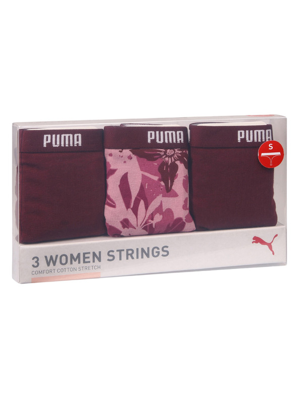 Puma Komplet treh - Ženski tanga Puma večbarvna