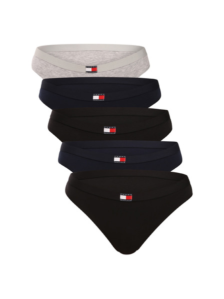 Tommy Hilfiger Komplet petih - ženski tangi Tommy Hilfiger večbarvni