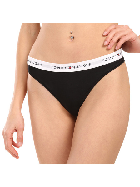 Tommy Hilfiger Komplet petih - ženski spodnjači in tangi Tommy Hilfiger črni