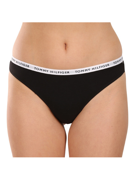 Tommy Hilfiger Komplekt treh - ženska tanga Tommy Hilfiger črna