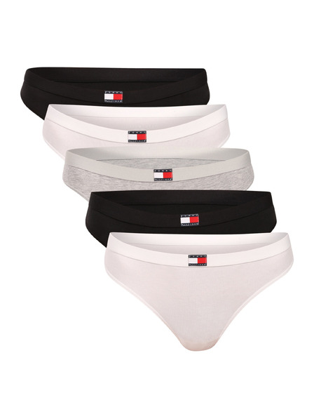Tommy Hilfiger Komplet petih - ženski tangi Tommy Hilfiger večbarvni