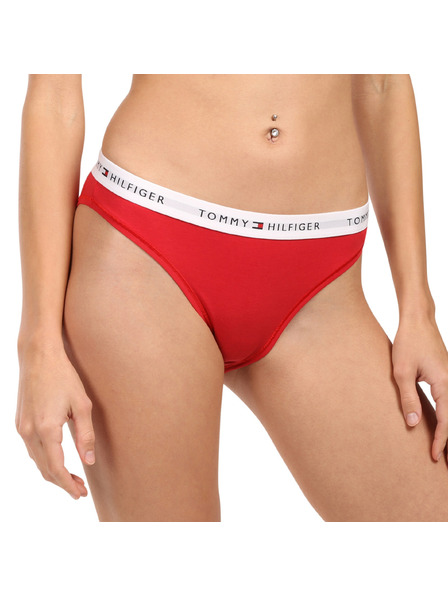 Tommy Hilfiger Ženske hlačke Tommy Hilfiger rdeče