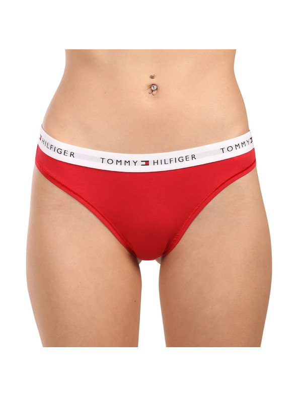 Tommy Hilfiger Ženske hlačke Tommy Hilfiger rdeče