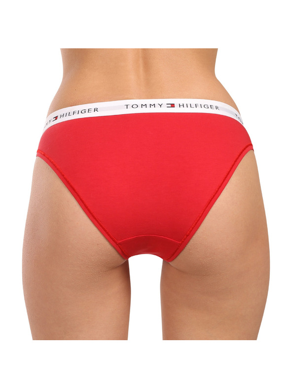 Tommy Hilfiger Ženske hlačke Tommy Hilfiger rdeče