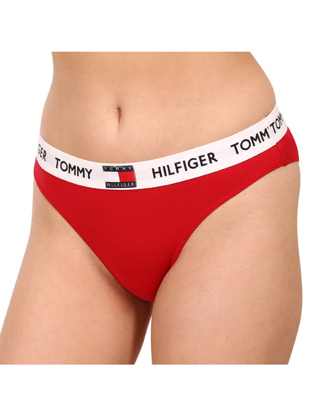 Tommy Hilfiger Ženske hlačke Tommy Hilfiger rdeče