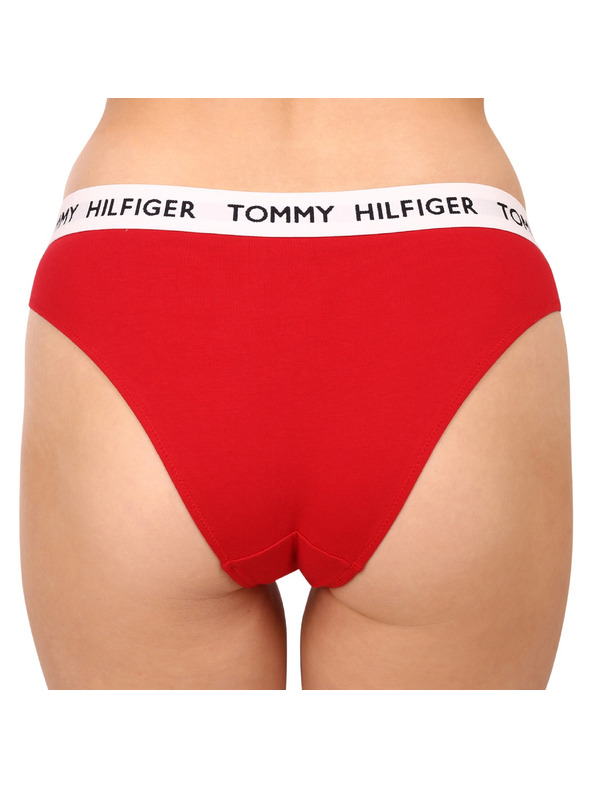 Tommy Hilfiger Ženske hlačke Tommy Hilfiger rdeče