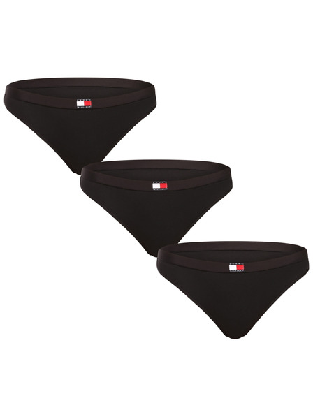 Tommy Hilfiger Komplekt treh - ženska tanga Tommy Hilfiger črna