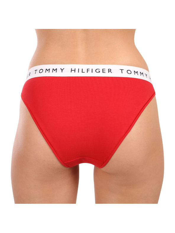 Tommy Hilfiger Ženske hlačke Tommy Hilfiger rdeče