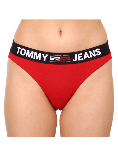 Tommy Hilfiger Ženske hlačke Tommy Hilfiger rdeče