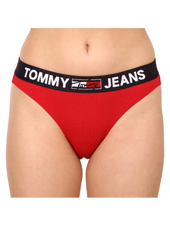 Tommy Hilfiger Ženske hlačke Tommy Hilfiger rdeče