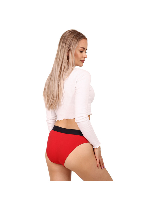 Tommy Hilfiger Ženske hlačke Tommy Hilfiger rdeče