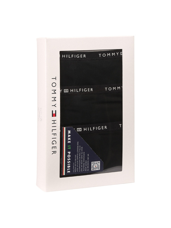 Tommy Hilfiger Komplekt treh - ženske hlačke in tange Tommy Hilfiger črne