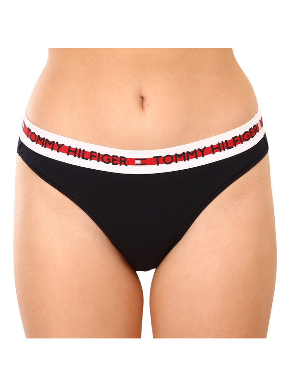 Tommy Hilfiger Ženske hlačke Tommy Hilfiger temno modre