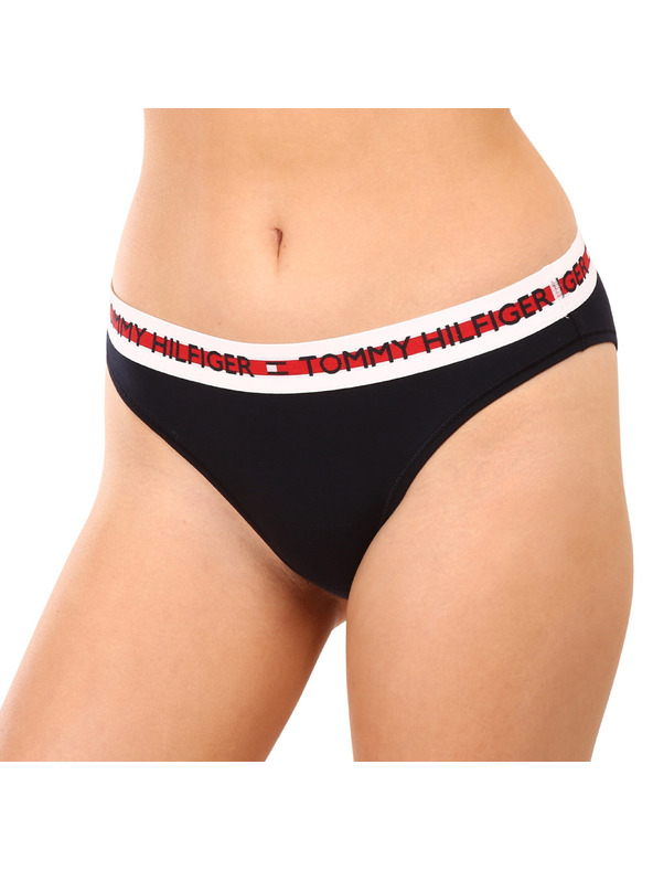 Tommy Hilfiger Ženske hlačke Tommy Hilfiger temno modre