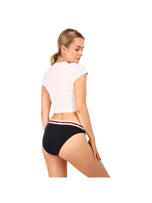 Tommy Hilfiger Ženske hlačke Tommy Hilfiger temno modre